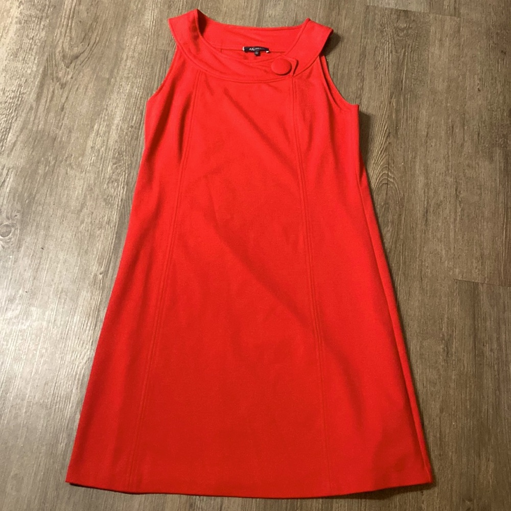 AK Anne Klein Red vintage mini dress
